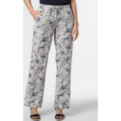 Rosner - Damskie spodnie lniane – May, beżowy. Brązowe spodnie damskie Rosner. Za 499,95 zł.