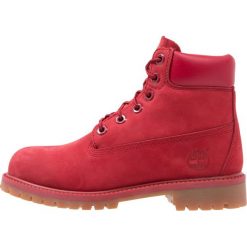 Timberland 6 INCH PREMIUM WP Botki sznurowane red. Czerwone botki damskie skórzane marki Timberland. W wyprzedaży za 254,50 zł.