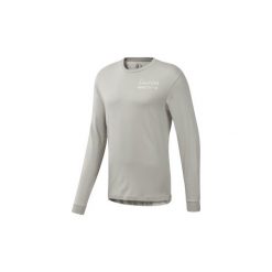 T-shirty z długim rękawem Reebok Sport Koszulka Meet You There. Szare koszulki męskie Reebok Sport, s, bez wzorów, sportowe, bez kołnierzyka, z długim rękawem, długie. Za 139,00 zł.
