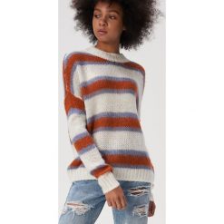 Sweter w poziome paski - Wielobarwny. Swetry damskie Sinsay, s, w paski, bez rękawów, bez kaptura. Za 59,99 zł.