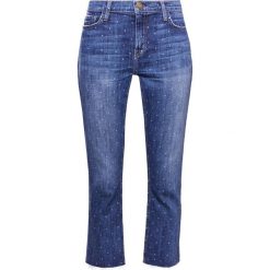 Jeansy damskie: Current/Elliott THE CROPPED STRAIGHT Jeansy Straight Leg blue denim