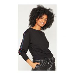 Sweter damski. Czarne swetry damskie marki Promod, uniwersalny, bez wzorów, z dzianiny, eleganckie, z długim rękawem, długie, bez kaptura. Za 59,50 zł.
