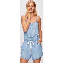 Levi's - Kombinezon. Niebieskie kombinezony damskie Levi's®, na co dzień, s, bez wzorów, z lyocellu, casualowe, z okrągłym kołnierzem, z krótkim rękawem, krótkie. W wyprzedaży za 219,90 zł.