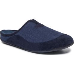 Kapcie MANITU - 220257 Navy 5. Niebieskie klapki męskie Manitu, z tworzywa sztucznego, bez zapięcia. Za 139,00 zł.