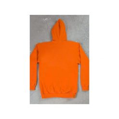 BELIEVING OR. Pomarańczowe bluzy damskie z kieszeniami marki MAJORS, xs, z nadrukiem, z bawełny. Za 230,00 zł.