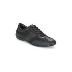 Buty Emporio Armani GUELFO. Czarne trampki męskie Emporio Armani, bez wzorów, bez zapięcia. Za 749,60 zł.