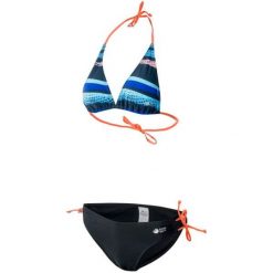 Aqua Wave Strój Kąpielowy Damski Faridi Wmns Blades Print/Blueberry L. Szare stroje kąpielowe damskie Aqua Wave, l, w paski, sportowe. W wyprzedaży za 49,00 zł.