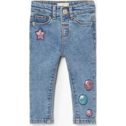 Rurki dziewczęce: Mango Kids - Jeansy dziecięce Sequi 80-104 cm