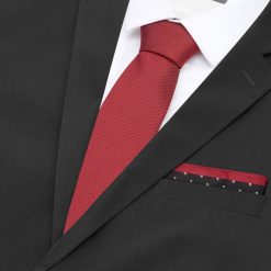 Krawat i poszetka - Czerwony. Czerwone poszetki męskie Reserved, bez wzorów. Za 59,99 zł.
