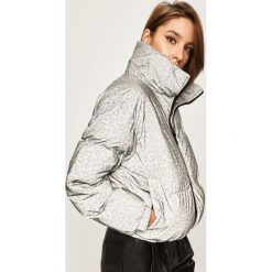 Answear - Kurtka. Szare kurtki damskie ANSWEAR, s, bez wzorów, z poliesteru, krótkie, bez kaptura. W wyprzedaży za 179,90 zł.
