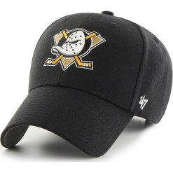 47brand - Czapka Nhl Anaheim Ducks. Czarne czapki z daszkiem męskie marki 47brand. W wyprzedaży za 59,90 zł.