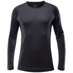 Devold Koszulka Termiczna Breeze Man Shirt Black L. Czarne koszulki sportowe męskie marki Devold, m, z wełny. W wyprzedaży za 229,00 zł.
