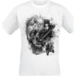 T-shirty męskie: The Walking Dead Walker Face T-Shirt biały