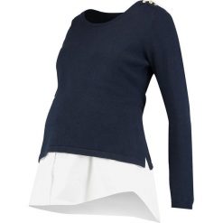 Swetry klasyczne damskie: Seraphine ALANIS NURSING 2IN1 Sweter navy/white