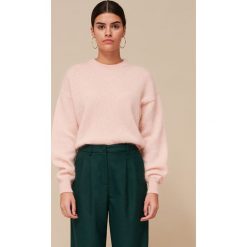 Sweter z moherem i wełną - Różowy. Różowe swetry damskie Reserved, s, bez wzorów, z wełny, bez rękawów, bez kaptura. Za 249,99 zł.