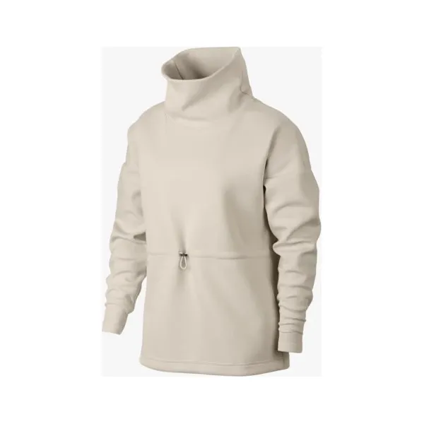 Nike Bluza W Therma Flex Dri Fit , beżowy, rozmiar M. Brązowe bluzy damskie Nike, m, bez wzorów, z poliesteru, z długim rękawem, długie, bez kaptura, na golfa, dri-fit (nike). W wyprzedaży za 279,99 zł.