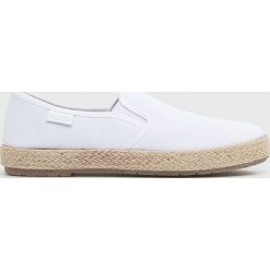 Big Star - Espadryle. Białe espadryle damskie BIG STAR, bez wzorów, z gumy, bez obcasa, na obcasie. W wyprzedaży za 59,90 zł.
