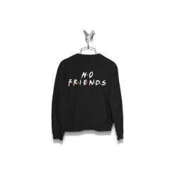 Bluza no friends Damska. Czarne bluzy damskie marki Failfake, xs, bez wzorów, bez rękawów, bez kaptura. Za 160,00 zł.