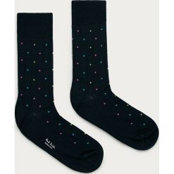 Paul Smith - Skarpetki. Niebieskie skarpetki męskie Paul Smith, bez wzorów, z bawełny. Za 99,90 zł.