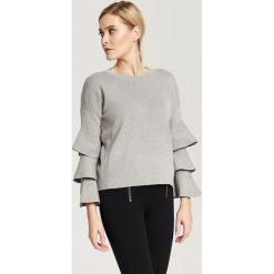 Sweter w kolorze szarym. Szare swetry damskie Zabaione, Hailys, l, bez wzorów, bez rękawów, bez kaptura. W wyprzedaży za 59,95 zł.