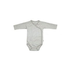 Ebi & Ebi Fairtrade Wickelbody beige melange - beżowy - Gr.Moda (6 - 24 miesięcy ). Brązowe body niemowlęce marki Ebi & Ebi, bez wzorów, z bawełny, bez rękawów. Za 79,00 zł.