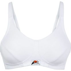 Biustonosz sportowy LEVEL 1 bonprix biały. Białe biustonosze sportowe damskie bonprix, bez wzorów. Za 44,99 zł.