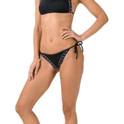 Calvin Klein Dolna część stroju kąpielowego Czarny. Czarne stroje kąpielowe damskie Calvin Klein, xs, bez wzorów, z elastanu. Za 194,95 zł.