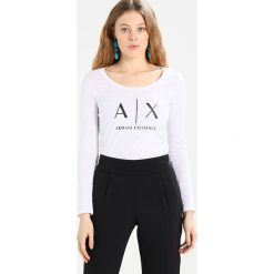 Bluzki damskie: Armani Exchange Bluzka z długim rękawem white