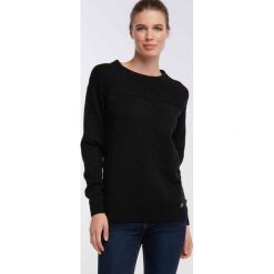 DreiMaster sweter damski M czarny. Czarne swetry damskie Dreimaster, m, bez wzorów, bez rękawów, bez kaptura. Za 289,00 zł.
