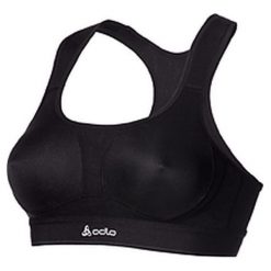 Biustonosze sportowe: Odlo Biustonosz Bra High Ultimate Fit czarny r. 90B (13021B)