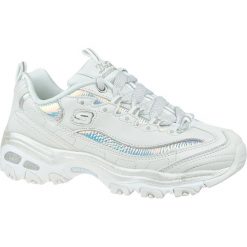 Skechers D'Lites-Flash Tonic 66666178-OFWT buty sneakers damskie białe 40. Białe buty sportowe damskie Skechers, bez wzorów, ze skóry, sportowe, na fitness i siłownię. W wyprzedaży za 269,99 zł.