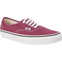 Bordowe Ponadczasowe Vansy AUTHENTIC U64. Czerwone trampki i tenisówki damskie marki Molly.pl, bez wzorów, z gumy, bez zapięcia. Za 279,00 zł.