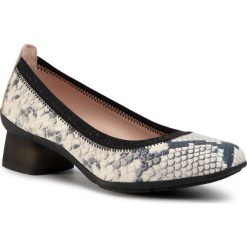 Półbuty HISPANITAS - Venecia HV00327 Natural. Szare półbuty damskie Hispanitas, na co dzień, bez wzorów, ze skóry, bez obcasa, na obcasie, bez zapięcia. Za 449,00 zł.