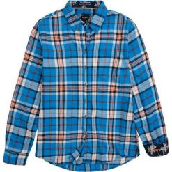 Koszula w kolorze niebieskim ze wzorem. Niebieskie koszule damskie Pepe Jeans, na co dzień, s, w kratkę, z bawełny, z klasycznym kołnierzykiem, bez rękawów. W wyprzedaży za 129,95 zł.