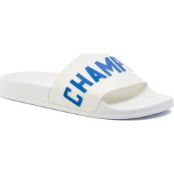 Klapki CHAMPION - Varsity S20977-S19-WW006 Wht/Blu. Białe klapki męskie Champion, bez wzorów, z tworzywa sztucznego. W wyprzedaży za 119,00 zł.