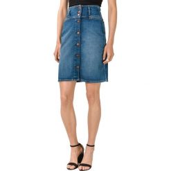 Pepe Jeans Evelyn Spódnica Niebieski. Niebieskie spódniczki damskie Pepe Jeans, xl, bez wzorów, z elastanu. Za 350,95 zł.