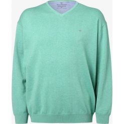 Fynch-Hatton - Sweter męski, zielony. Zielone swetry męskie Fynch-Hatton, xl, bez wzorów, bez kołnierzyka, bez kaptura. Za 349,95 zł.