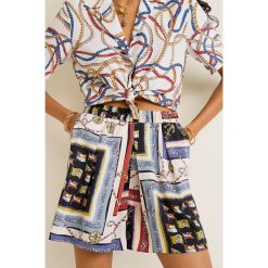 Mango - Szorty Ropeblue. Niebieskie szorty damskie Mango, xl, bez wzorów, z elastanu, casualowe. Za 119,90 zł.