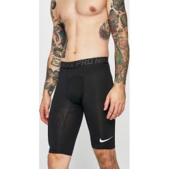 Nike - Szorty. Czarne spodenki sportowe męskie marki Nike, s, z elastanu, sportowe, dri-fit (nike). Za 99,90 zł.