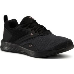 Buty PUMA - Nrgy Comet 190556 40 Puma Black/Rose Gold. Czarne buty sportowe damskie Puma, bez wzorów, z tworzywa sztucznego, sportowe, na fitness i siłownię. Za 229,99 zł.