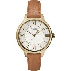 Zegarek Timex Damski TW2R27900 Peyton Gold brązowy. Pomarańczowe zegarki damskie Timex. Za 216,00 zł.
