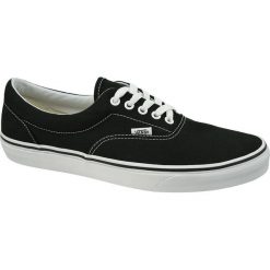 Vans U Era VEWZBLK 40,5 Czarne. Czarne buty sportowe damskie Vans, bez wzorów, z tkaniny, sportowe. W wyprzedaży za 239,99 zł.