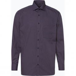 Eterna Modern Fit - Koszula męska – niewymagająca prasowania, szary. Szare koszule męskie Eterna Modern Fit, m, w kratkę, bez kołnierzyka, bez rękawów. Za 149,95 zł.