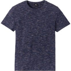 T-shirt melanżowy bonprix ciemnoniebieski melanż. Niebieskie koszulki męskie bonprix, xxl, bez wzorów, bez kołnierzyka, bez rękawów. Za 49,99 zł.