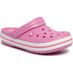 Klapki CROCS - Crocband 11016 Pink Lemonade/White. Różowe klapki damskie Crocs, bez wzorów, z tworzywa sztucznego, bez obcasa. Za 199,00 zł.