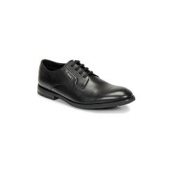 Derby Clarks RONNIE WALKGTX. Czarne półbuty męskie Clarks, bez wzorów, bez zapięcia. Za 539,00 zł.
