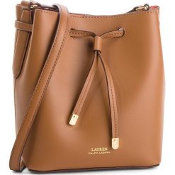 Torebki klasyczne damskie: Torebka LAUREN RALPH LAUREN - Debby II 431670243002 Brown/Monarch Orange