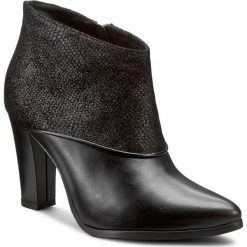 Botki SENSO - 70456-3 Cz. Gliter Cobra. Czarne botki damskie skórzane marki Senso. W wyprzedaży za 269,00 zł.
