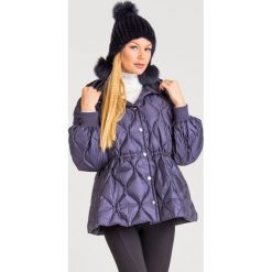 KURTKA BADIA PUCHOWA SPORTMAX CODE. Niebieskie kurtki damskie Sportmax Code, bez wzorów, z materiału. Za 1909,00 zł.