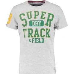 T-shirty męskie z nadrukiem: Superdry TRACKSTER TEE Tshirt z nadrukiem stadium silver marl